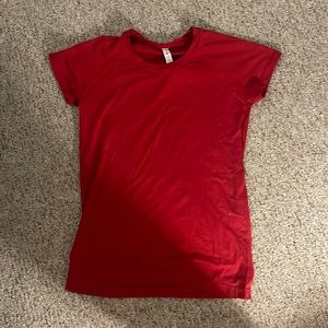 Red Lululemon Swiftly Tech 2.0 Shortsleeve Size 10